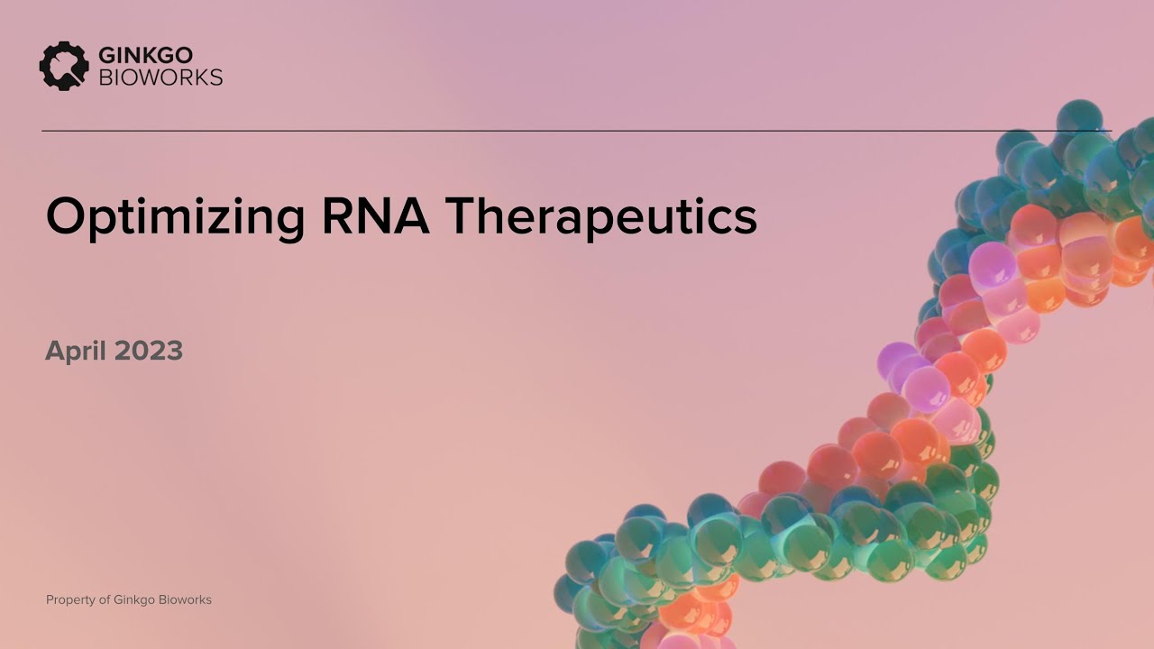 Optimizing RNA Therapeutics